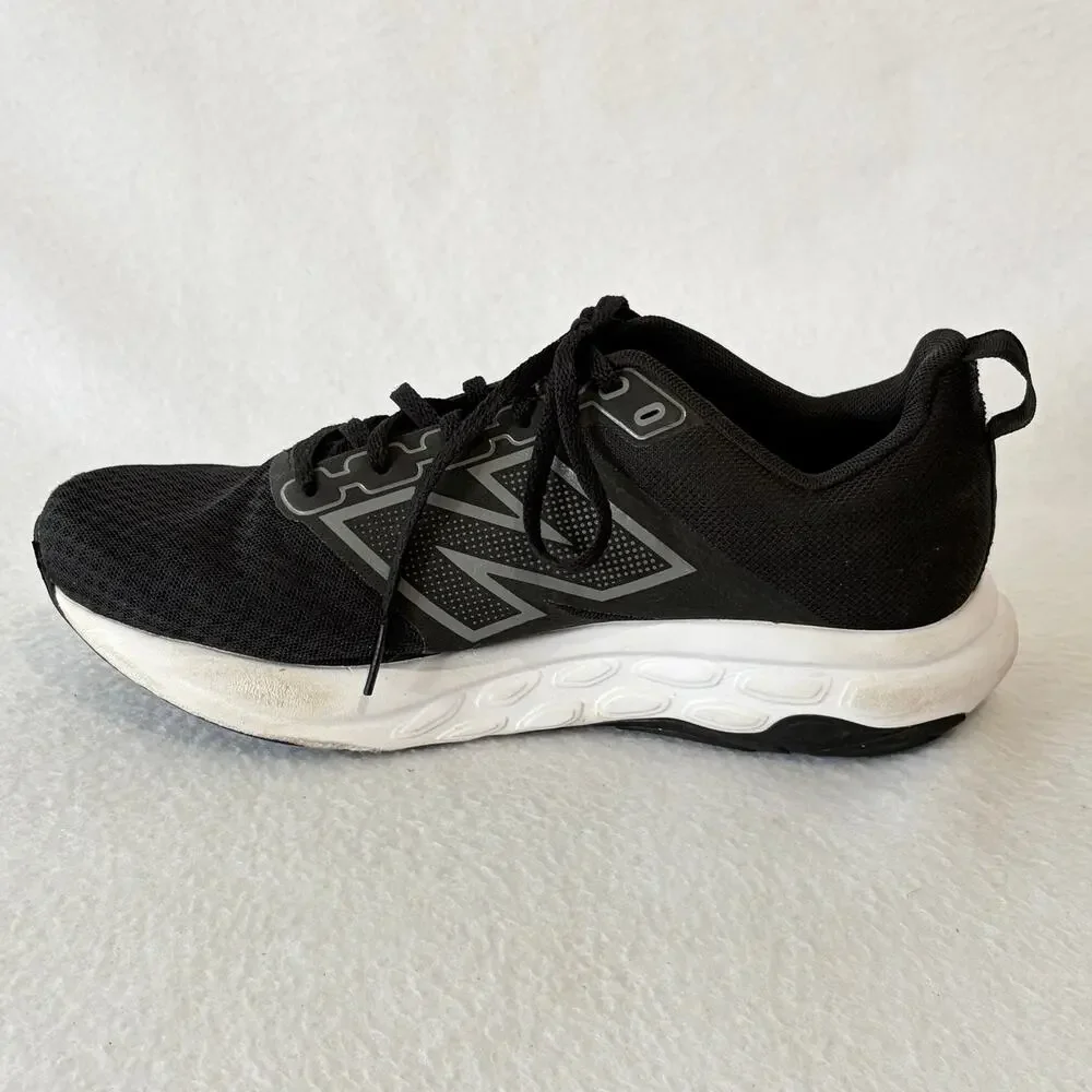 New Balance Sneakers Womens 9.5 EEEE Wide Black Memory Sole Low Top Gym Shoes - Picture 6 of 10